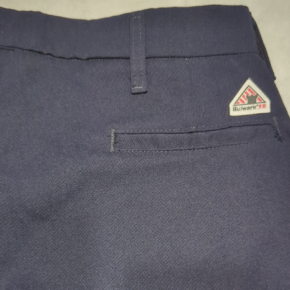 NEW‎ Bulwark Flame Resistant Navy Work Pants Mens Size 34